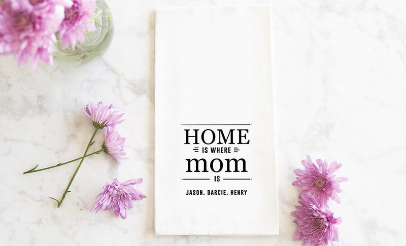 Personalized Tea Towels for Mom -  - Qualtry