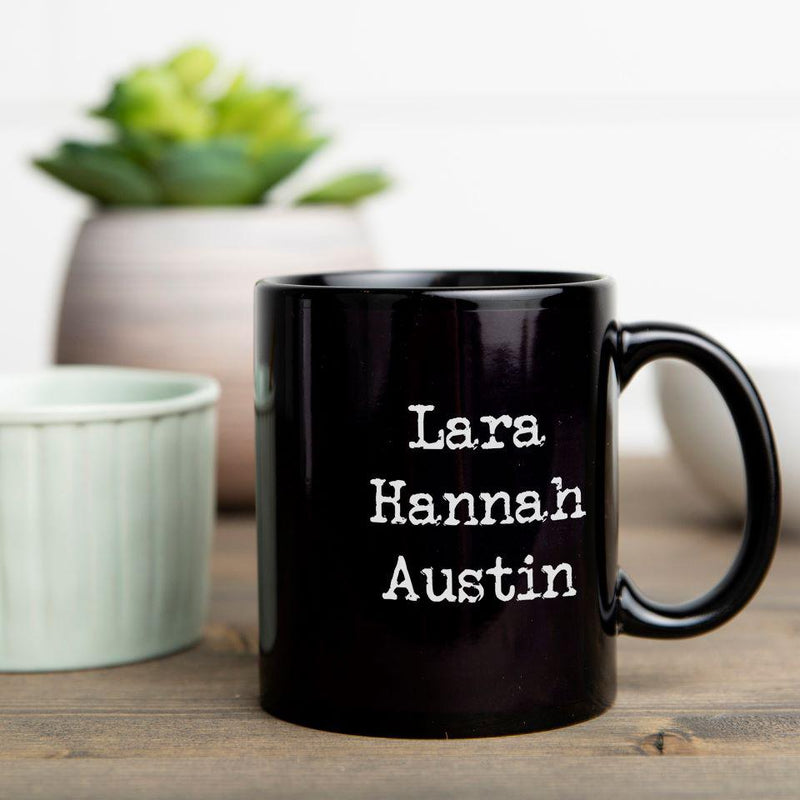 Personalized Family Name Mugs -  - Qualtry