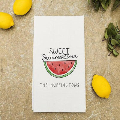Personalized Summer Tea Towels -