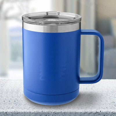 Personalized 15 oz. Tumbler Mug - Royal Blue - Default Title - JDS