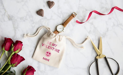 Personalized Love Themed Small Gift Bags -