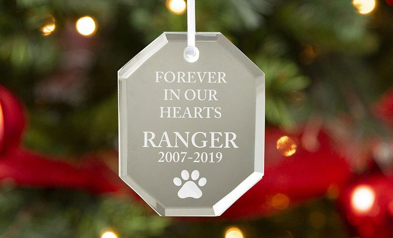 Personalized Octagon Shaped Mirror Ornaments -  - Qualtry