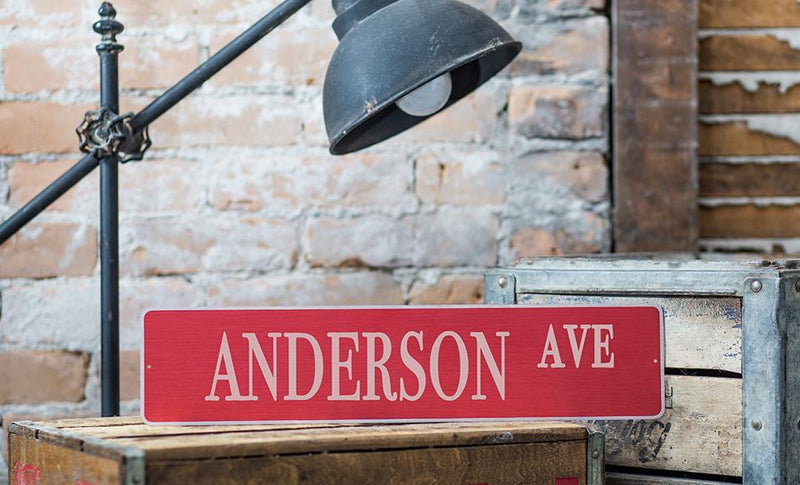 Personalized Aluminum Street Signs -  - Qualtry