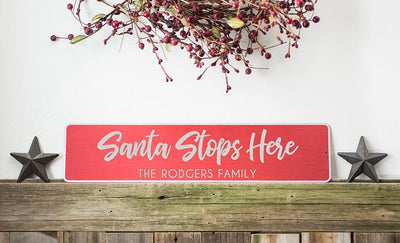 Personalized Holiday Aluminum Street Signs -  - Qualtry
