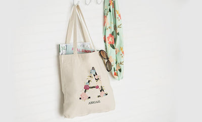 Monogrammed Tote Bags -  - Qualtry