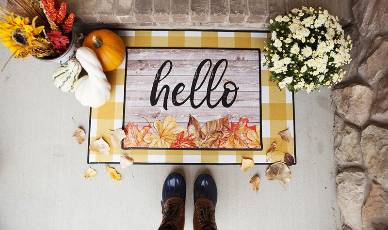 Personalized Layered Fall Doormat Sets -  - Qualtry