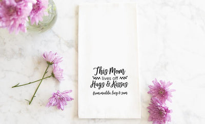 Personalized Tea Towels for Mom -  - Qualtry