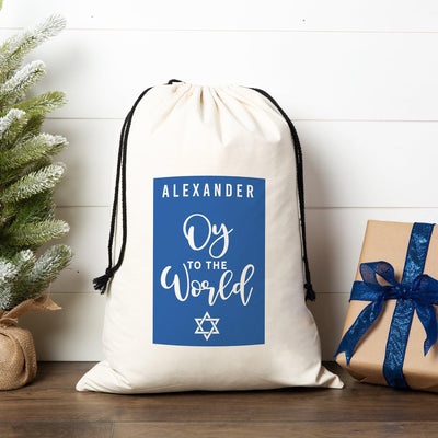 Personalized Jumbo Hanukkah Gift Bags -  - Qualtry
