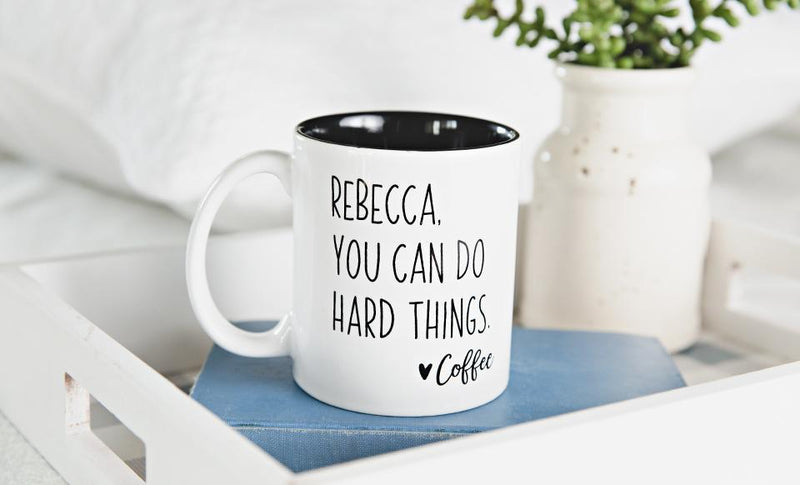 Love My Caffeine Personalized Coffee Mugs -  - Qualtry