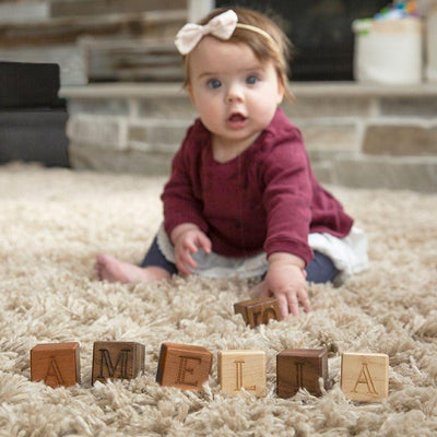 Personalized Baby Name Blocks -  - Qualtry