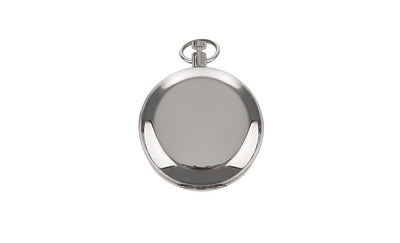 Personalized High Polish Silver Keepsake Compass with Wooden Box -  - JDS