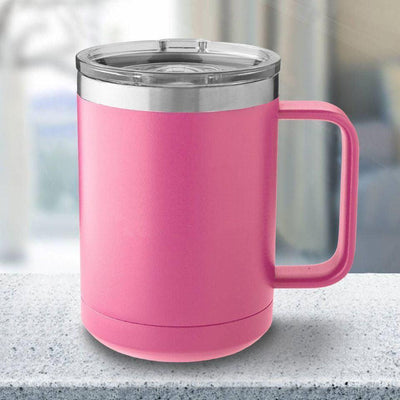 Personalized 15 oz. Tumbler Mug - Pink - Default Title - JDS