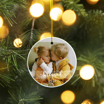 Personalized Photo Christmas Ornaments -