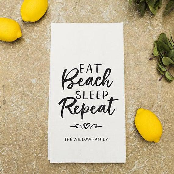 Personalized Summer Tea Towels -