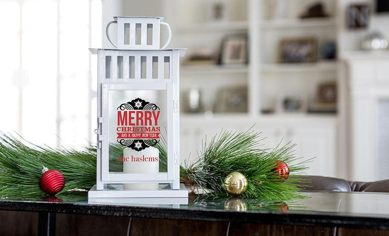 Personalized Christmas Lanterns -  - Qualtry