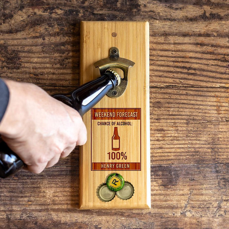 Personalized Magnetic Wall-Mounted Bottle Openers -  - JDS