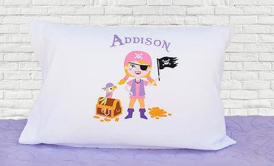 Personalized Kids' Pirate Pillowcases -  - Qualtry
