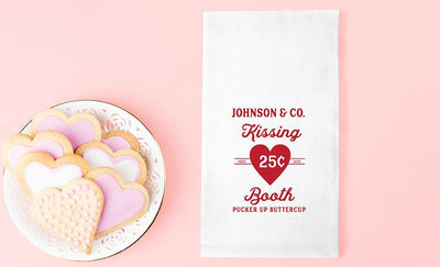 Personalized Valentine's Day Tea Towels -  - Qualtry