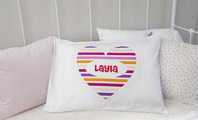 Personalized Kids' Love Themed Pillowcases -  - Qualtry
