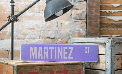 Personalized Aluminum Street Signs -  - Qualtry