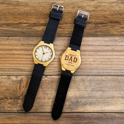 Personalized Wood Watches for Dad -  - JDS