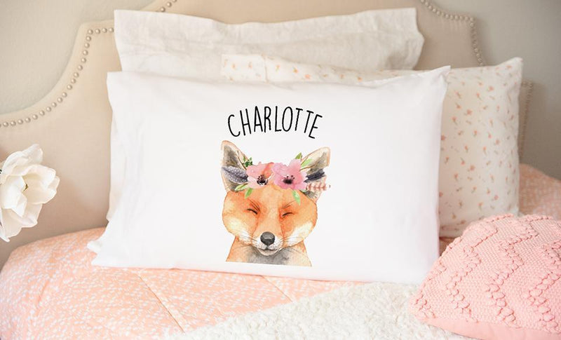 Personalized Kids Woodland Animal Pillowcases -  - Qualtry