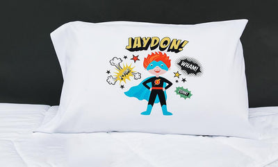 Personalized Boy Superhero Pillowcases -  - Qualtry