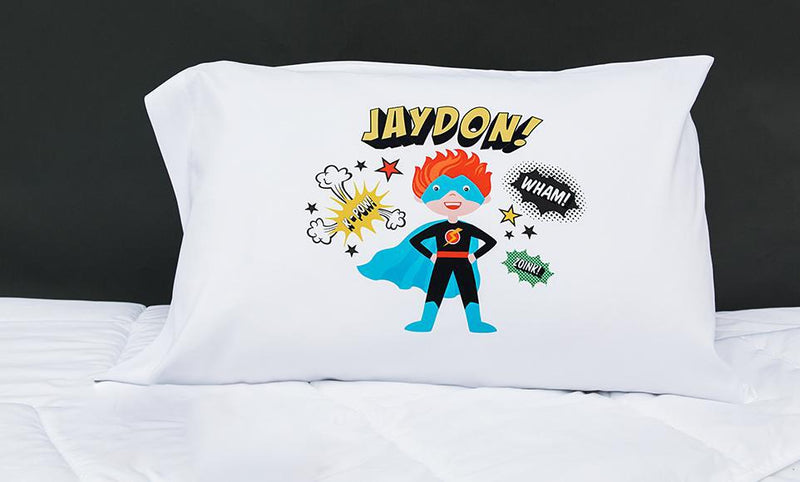 Personalized Boy Superhero Pillowcases -  - Qualtry