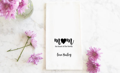 Personalized Tea Towels for Mom -  - Qualtry