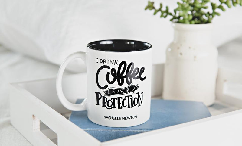 Love My Caffeine Personalized Coffee Mugs -  - Qualtry