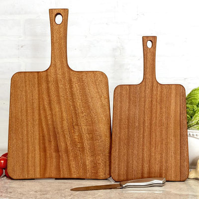 Personalized Mahogany Keystone Handled Cutting Boards -  - Qualtry