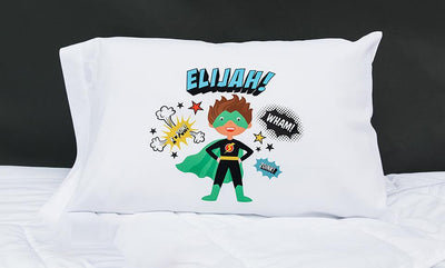 Personalized Boy Superhero Pillowcases -  - Qualtry