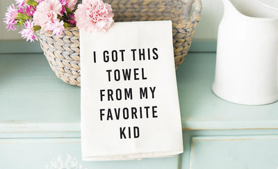 Personalized I Love You Mom Tea Towels -  - Qualtry