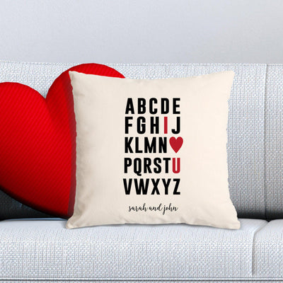 Personalized Loads of Love Throw Pillow Covers -  - Qualtry