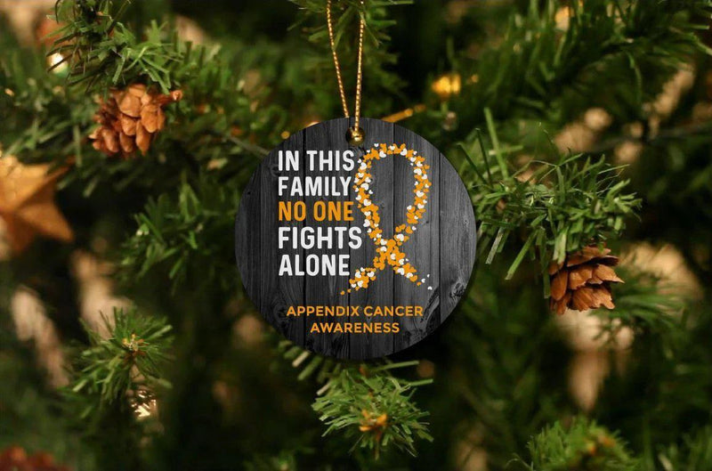 Personalizable No One Fights Alone Christmas Ornaments -  - Qualtry