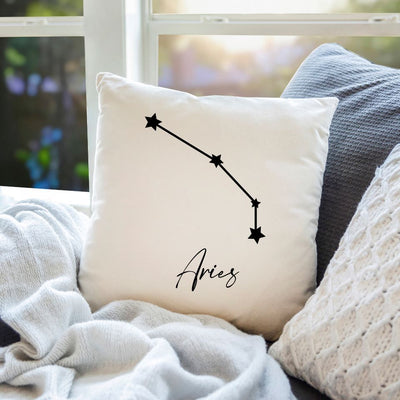 Astrology Zodiac Sign Throw Pillow -  - Qualtry