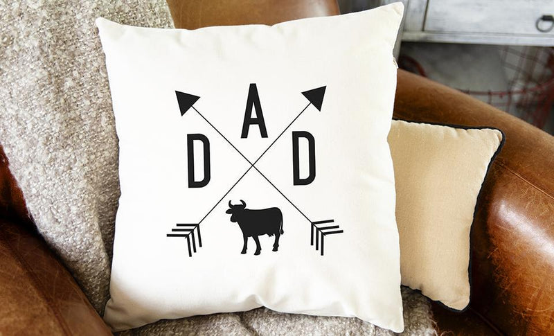 Personalized Throw Pillow Covers for Dad & Grandpa -