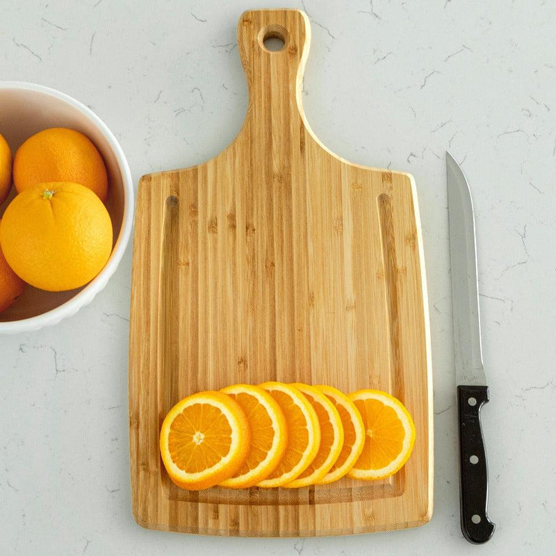 Personalized Hanging Handled Cutting Board with Juice Grooves -  - Qualtry