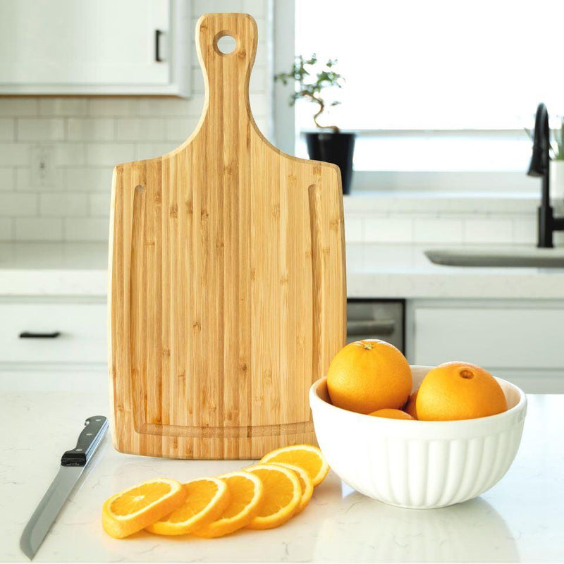 Personalized Large Handled Cutting Board with Juice Grooves - Holiday Collection -  - Qualtry
