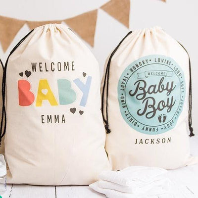 Personalized Family Names Tote Bag with Hearts – A Gift Personalized