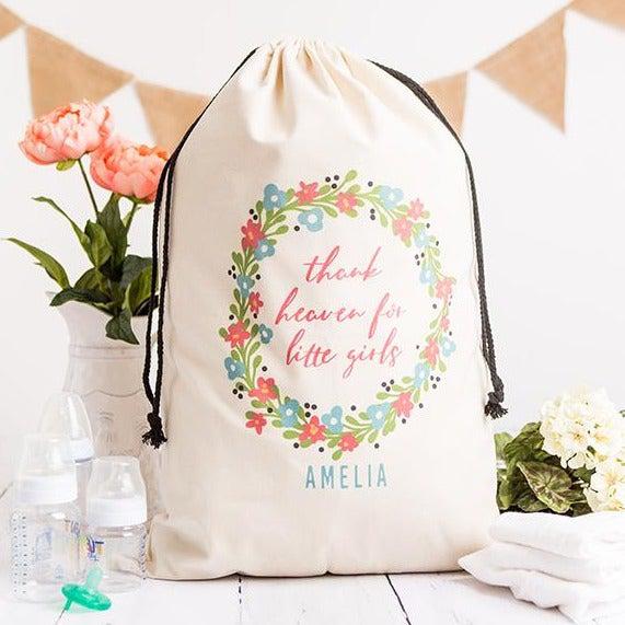 Personalized Jumbo Baby Gift Bags -
