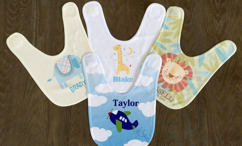 Personalized Baby Bibs - 8 Designs -  - Qualtry