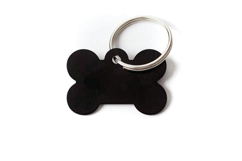 Personalized Large Pet Tags - Black - Qualtry