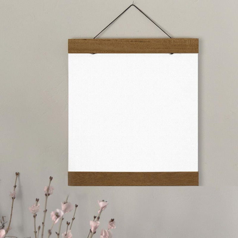 Personalized Easter Hanging Canvas Prints - Teak / 12x12 - JDS