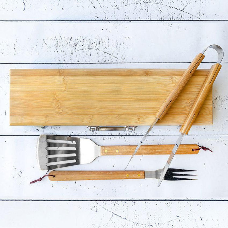 Personalized BBQ Grill Set - Custom Logo -