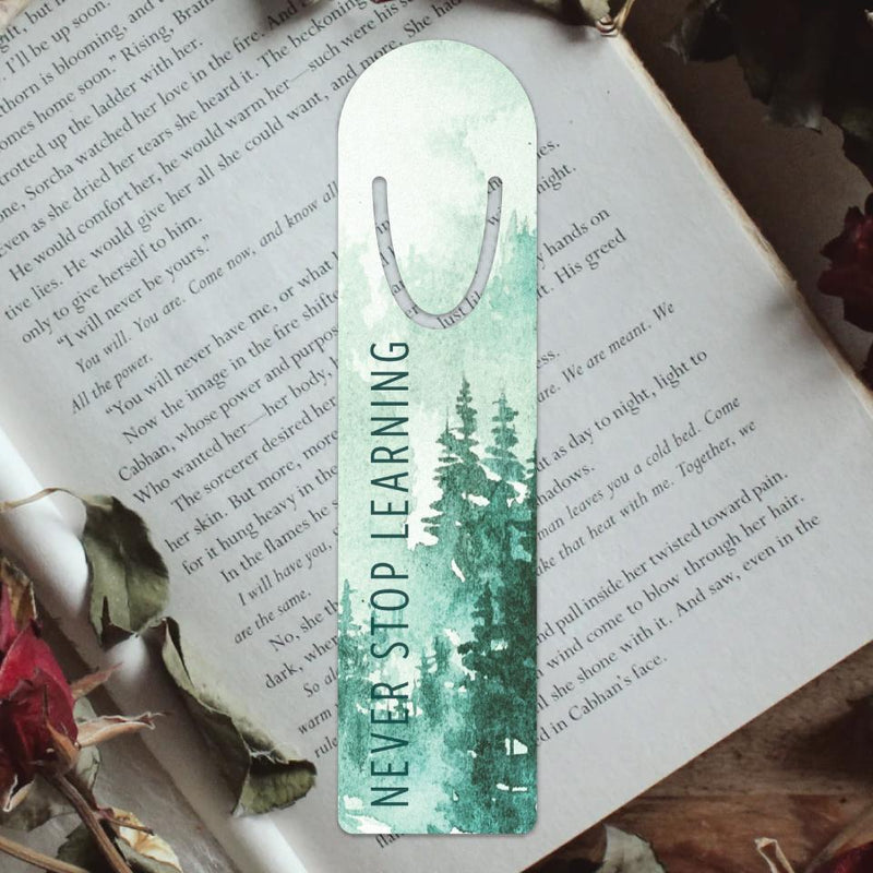 Personalized Watercolor Bookmarks -  - Qualtry
