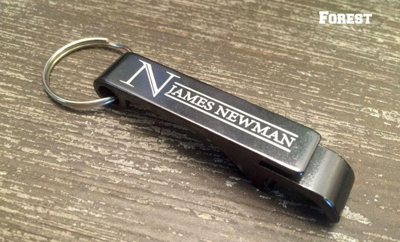 Personalized Aluminum Bottle Openers - Forest - Qualtry