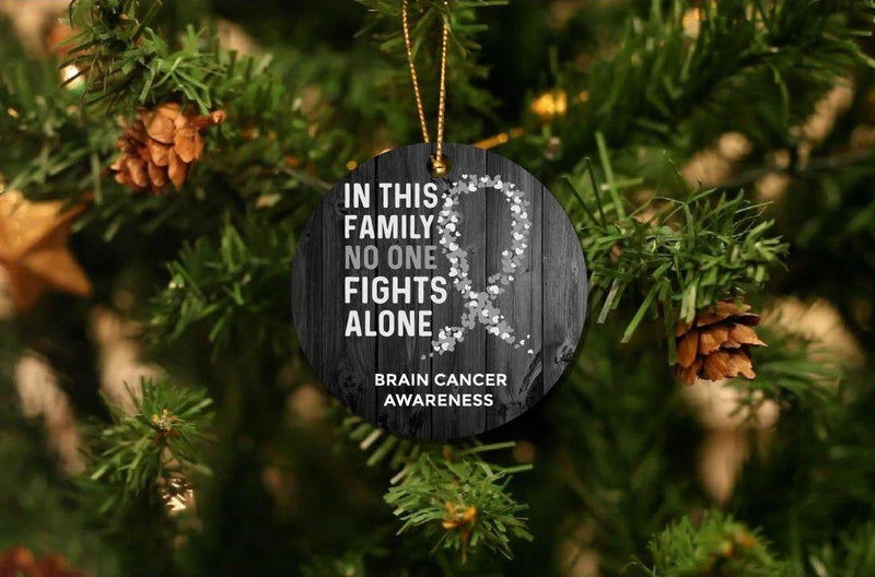 Personalizable No One Fights Alone Christmas Ornaments -  - Qualtry