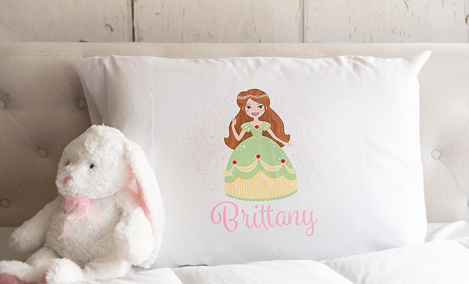Personalized princess pillowcase clearance