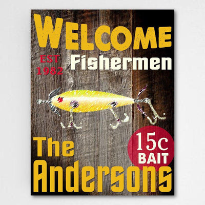 Personalized Cabin Fisherman Signs -  - JDS